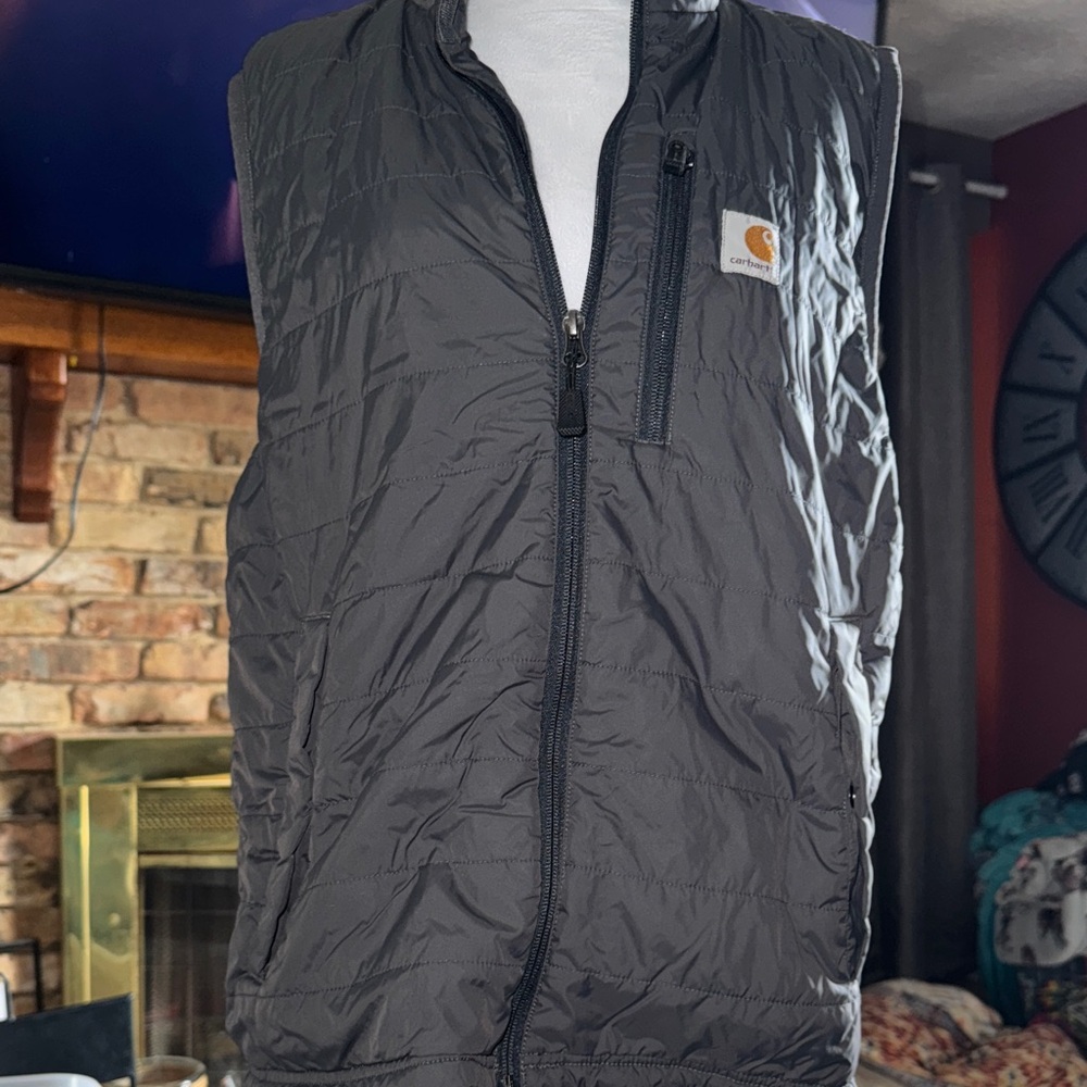 Carhartt Men's Quilted Gray Vest